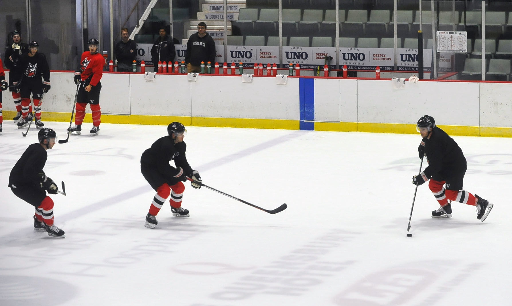 Adirondack Thunder first-day practice
